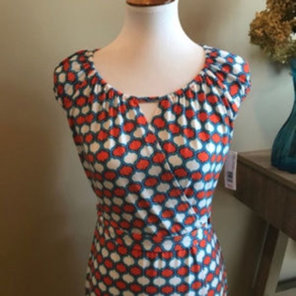 Laundry by Design Faux Wrap Print Dress Size XS - Picture 4 of 6